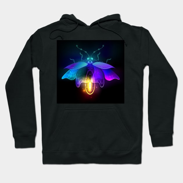 Neon Firefly Hoodie by Blackmoon9